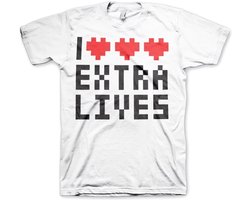 Hybris I Love Extra Lives T-Shirt White-M