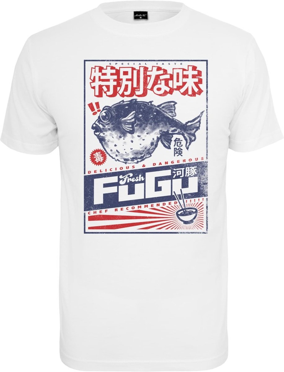 Mister Tee Fugu Heren T-shirt XS Wit