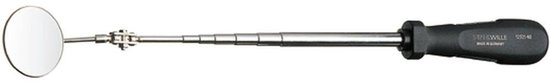 PAULIMOT Teleskop-Spiegel Aus Aluminium – Ausfahrbar Bis 93,5 Cm – Mit Kugelgelenk Für Alle Winkel
