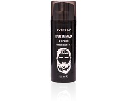 Verzachtende baard creme - kokos en arganolie - keratine - olijfolie - vitaminen A en E - 100ml