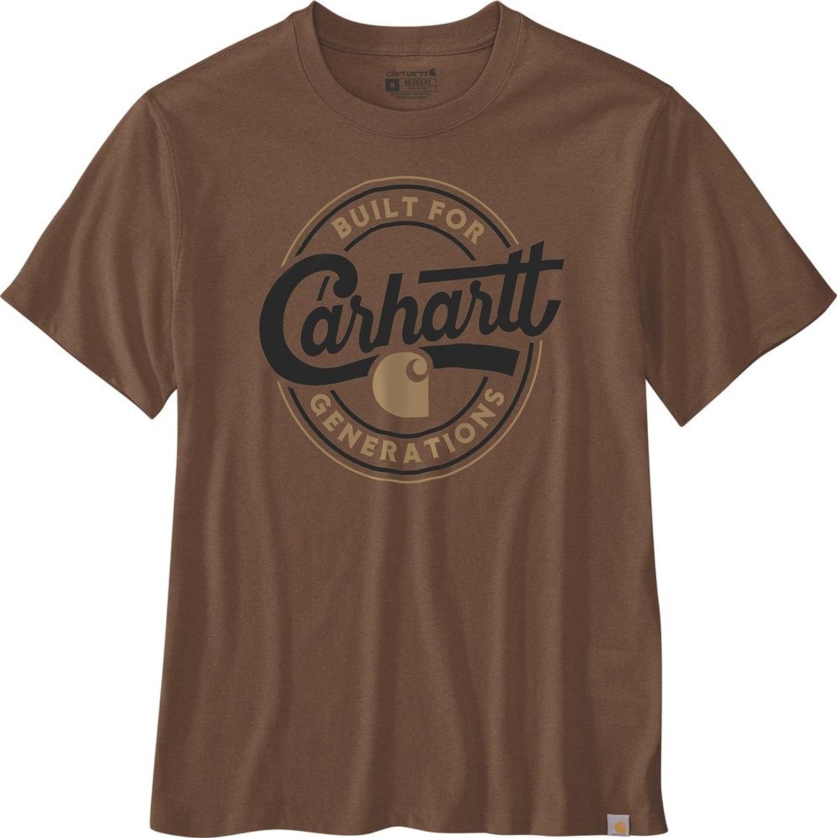 Carhartt M Relaxed Fit Lightweight Short Sleeve Script Graphic T-shirt Rood