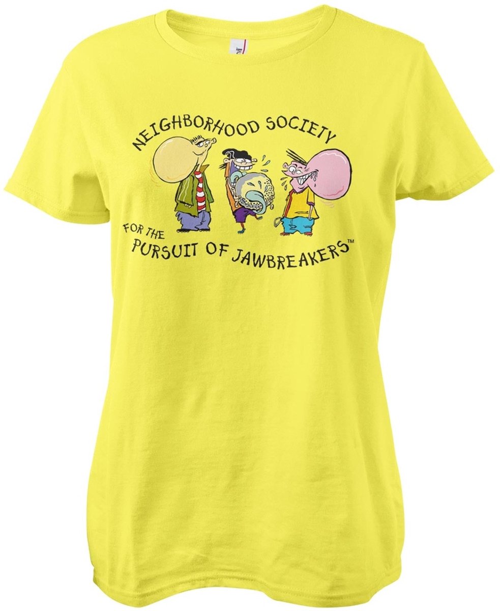 Cartoon Network Dames-T-shirt Ed, Edd n Eddy Neighborhood Society Girly WB-5-EEE003-DTF922