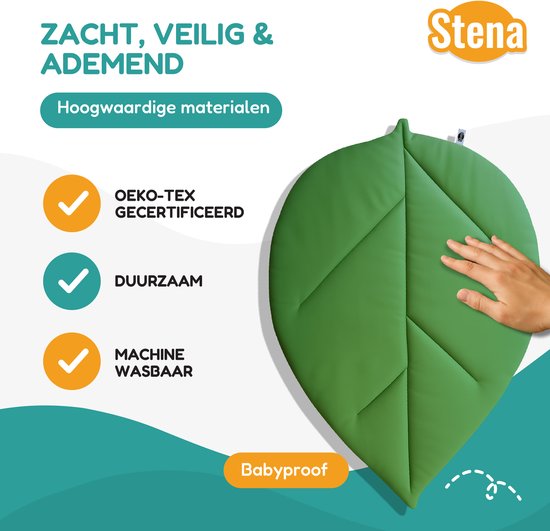Stena Babygym - 7 Speeltjes - Trendy Design - Speelkleed met Boog - Speelmat - Baby - 0 tot 18 Maanden van Stena — afbeelding 4