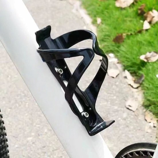 2-delige plastic bidonhouder voor fietsen - Bidonhouder/bekerhouder - Fietsaccessoires/Fietsaccessoires (zwart en wit) — afbeelding 2