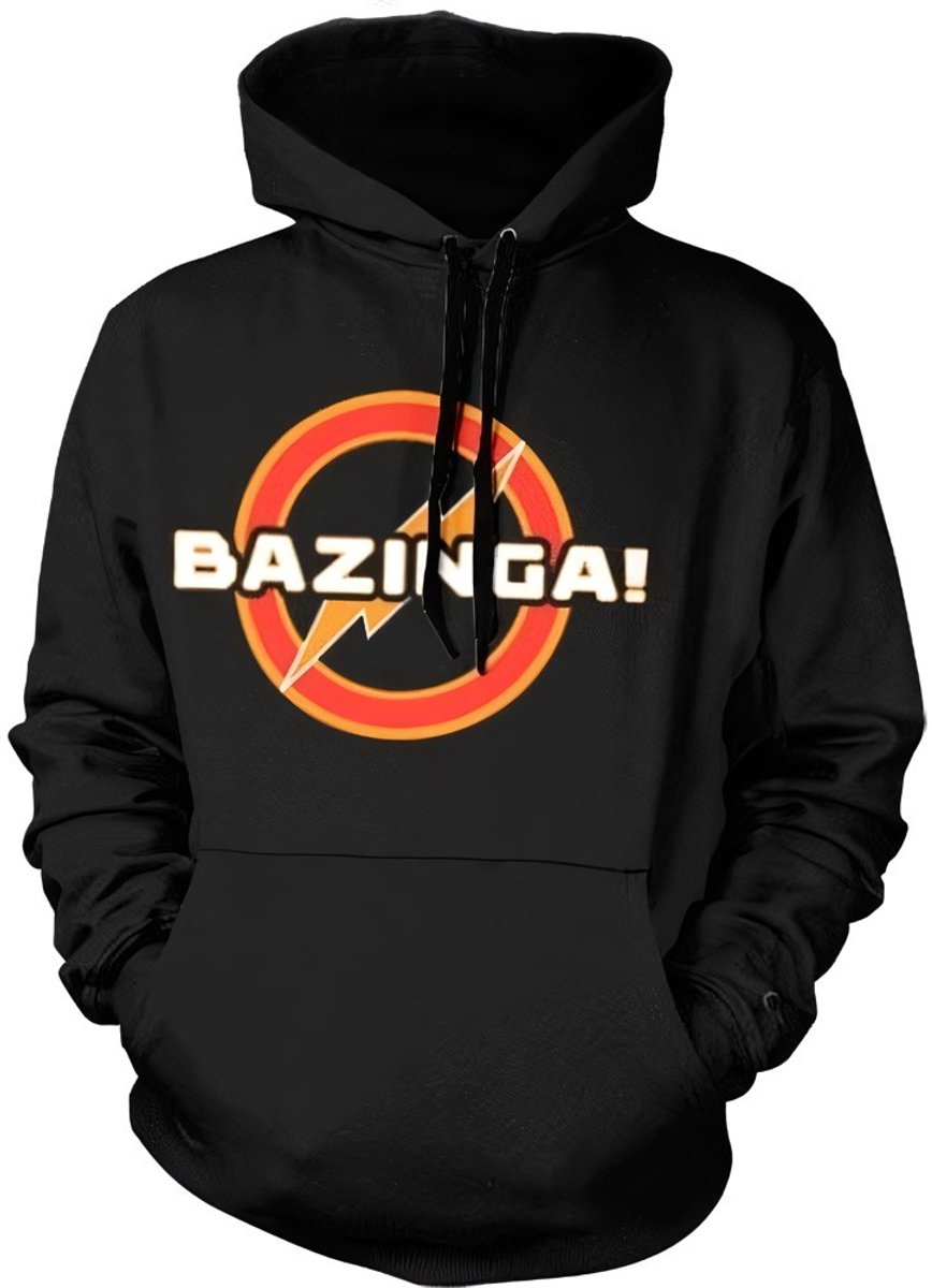 The Big Bang Theory Hoodie/trui -S- Bazinga Underground Logo Zwart
