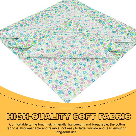 Creativeally Lot de 100 Tissus carrés en Tissus 10 x 10 DIY