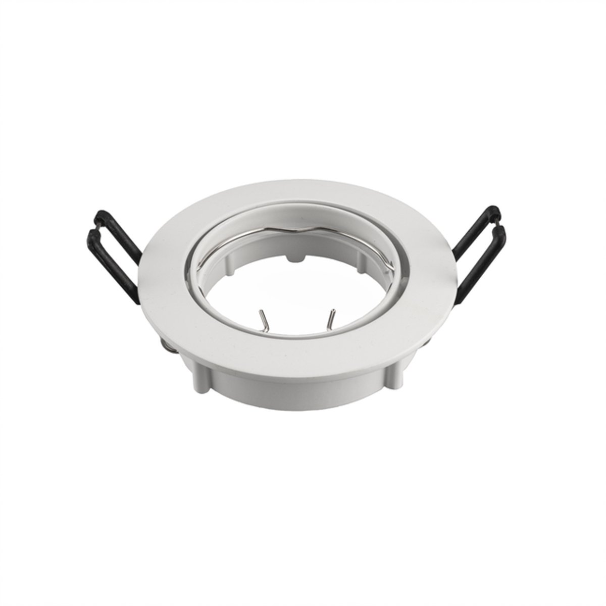 Ledvion - LED Inbouwspot Amsterdam - GU10 - Zwart - Ø82 mm