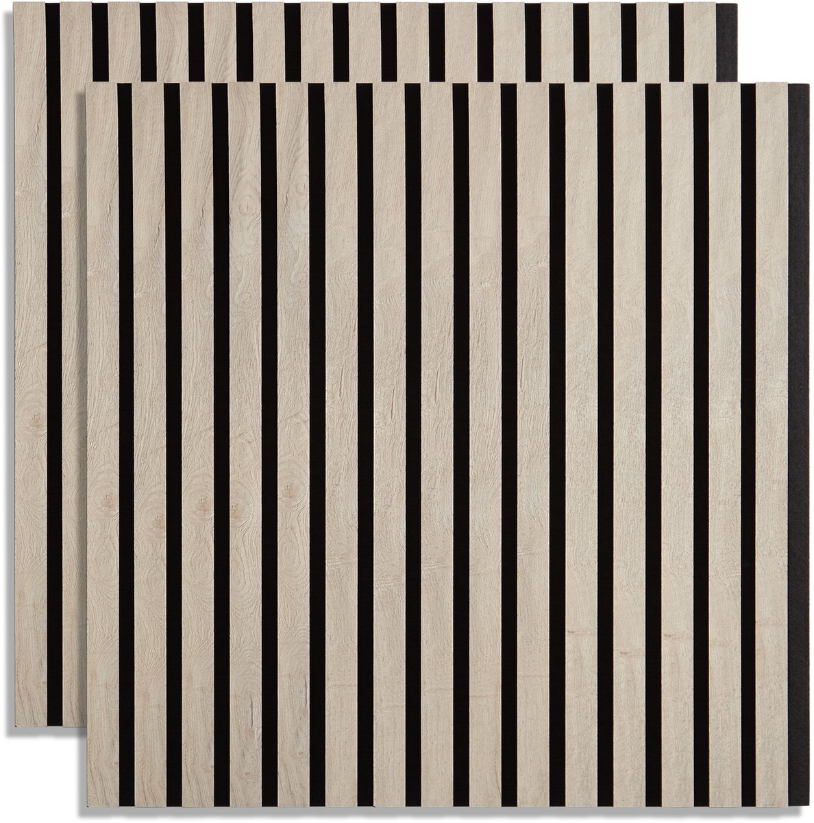 Homestyle4u Akoestisch paneel - 60x60 cm - Grijs - set van 2