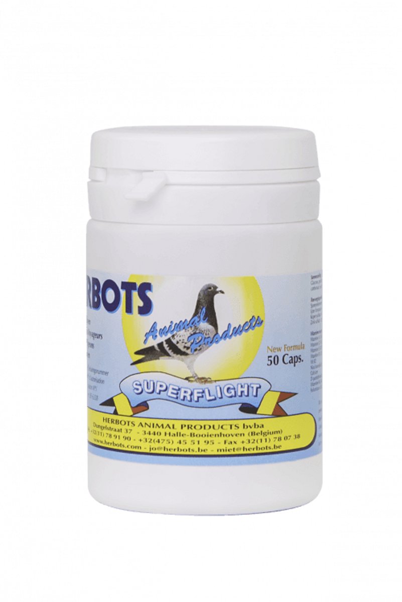 Herbots Superflight 50 capsules - voor postduiven