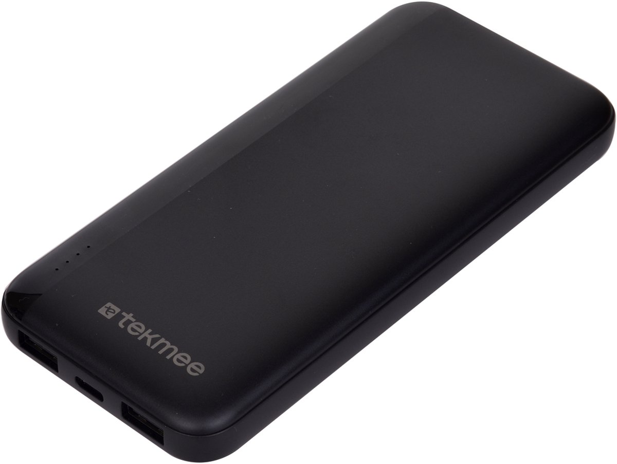 TEKMEE Powerbank 10000mAh – 2USB + Type-C – Draagbare Oplader