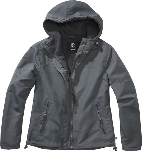 Brandit - Frontzip Windbreaker jacket - XS - Grijs