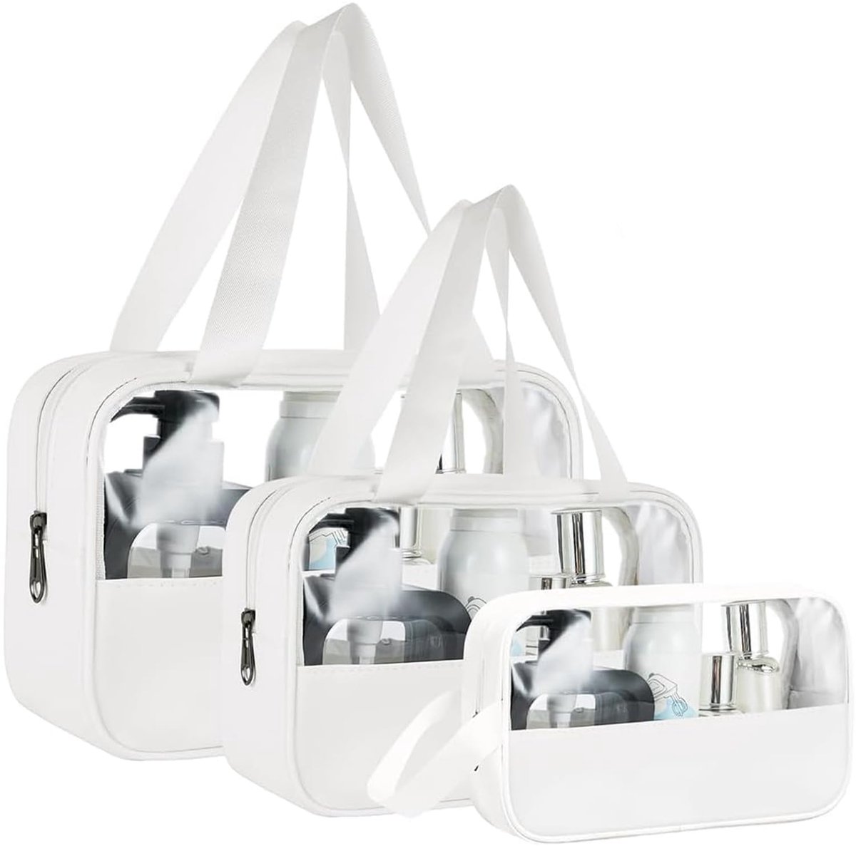 Reis Toilettas - Transparant Waterdicht - Met ritssluiting en Grote Capaciteit - Organizer - Voor Dames en Heren