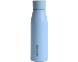 ClearSip Slimme Waterfles - UV-C Zelfreinigend - Drinkherinnering & Temperatuurweergave - Anti-slip - Thermosfles - 750 ML - Blauw