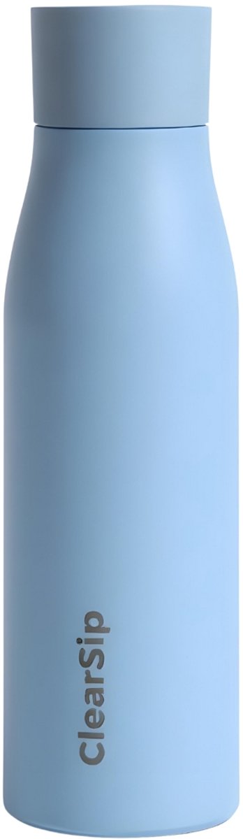 ClearSip Slimme Waterfles - UV-C Zelfreinigend - Drinkherinnering & Temperatuurweergave - Anti-slip - Thermosfles - 750 ML - Blauw