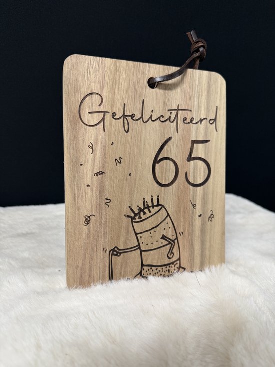 65e anniversaire - 65 ans - Cadeau 65e anniversaire - Cadeau 65e anniversaire pour homme - 60e anniversaire pour femme - Carte d'anniversaire - Décoration d'anniversaire - Décoration d'anniversaire