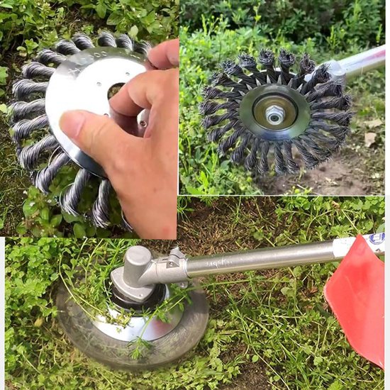 Foto: Onkruidborstel geserrateerd set van 2 25 4 mm