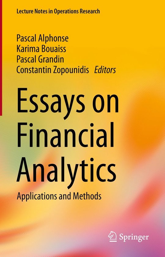Business and Management (R0) - Essays on Financial Analytics - cover