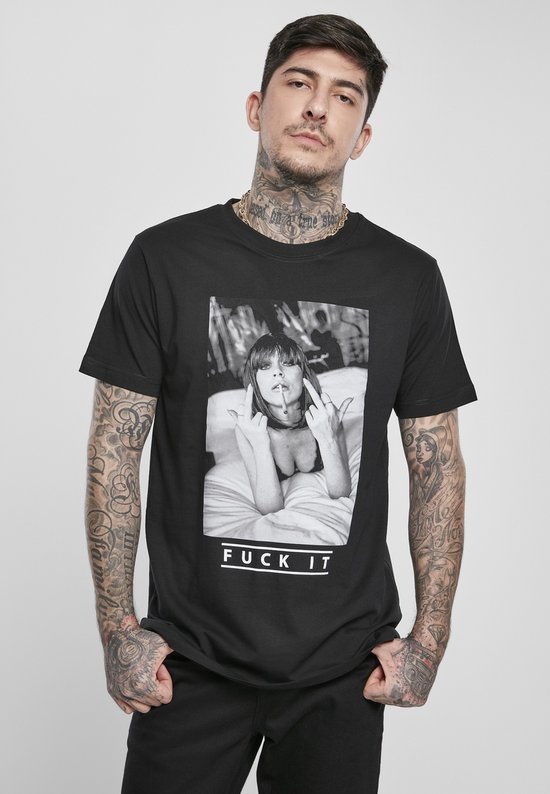 Mister Tee - Fuck It 2.0 Heren T-shirt - M - Zwart