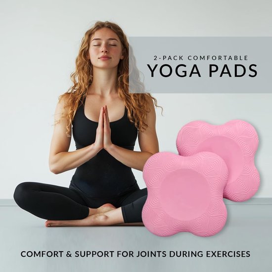Yoga Knee Pads (Set van 2) - Yoga Rekwisieten en Accessoires voor Vrouwen/Mannen Kussens Knieën en Ellebogen voor Fitness, Reizen, Meditatie, Knielen, Balans, Vloer, Pilates van Tumaz — afbeelding 2