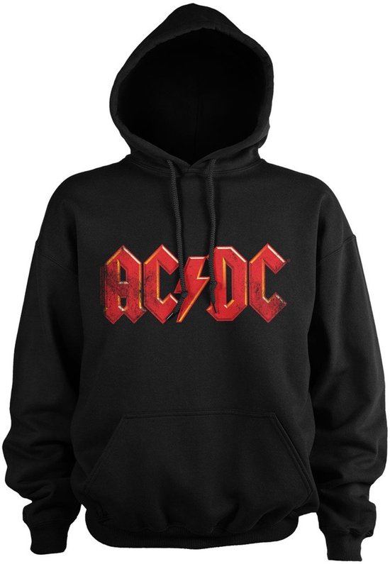 AC/DC Distressed Logo Hoodie PS-3-ACDC013-H86-3 Black-XXL | bol