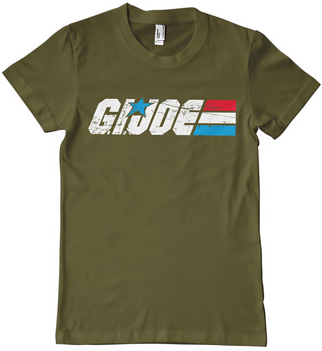 G.I. Joe Washed Logo T-Shirt Olive-M