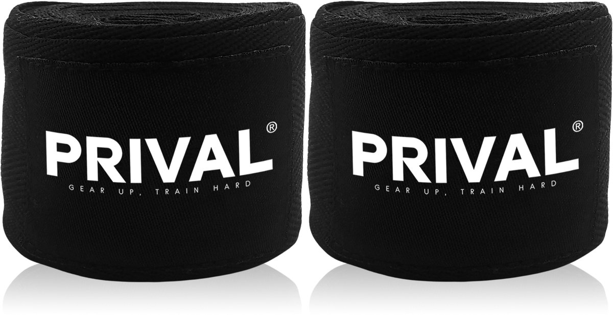 Prival Handwraps – Bokshandbandages 450 cm – Set van 2