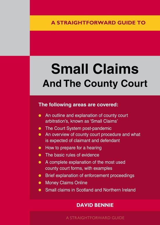 A Guide to Making a Small Claim in the County Court - 2023 - cover