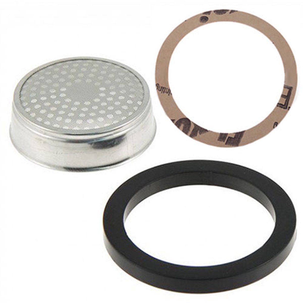 BaristaPro E61 Groepset – Shower, Groepring 8,5mm en Vulring voor E61 Zetgroep