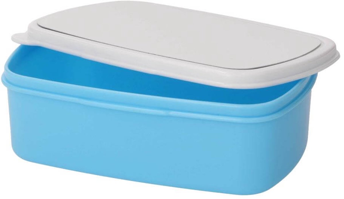 Givio - Broodtrommel - Blauw - Personaliseren