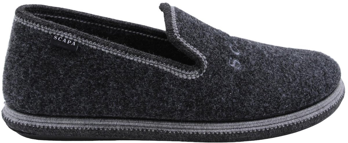 Scapa - Pantoffels - Grijs - Heren - Maat 42 -