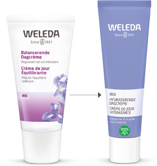 WELEDA Iris Hydraterende Dagcrème - Intense Hydratatie & Frisse Huid - 30ml