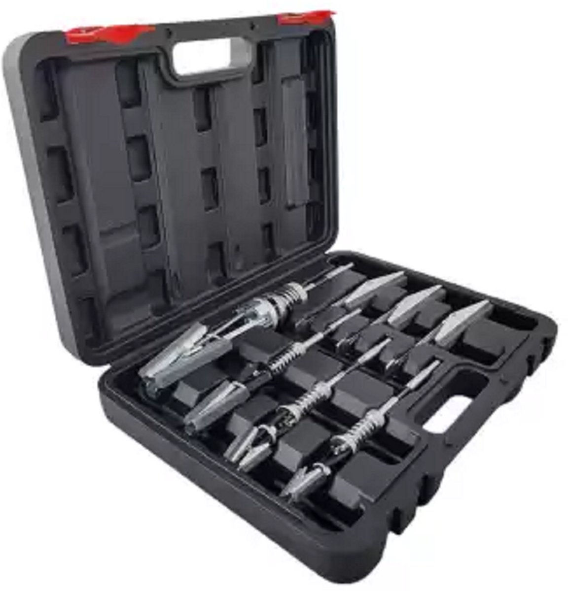 Hoongereedschap set 2- en 3 armig 7-delig -Hoonsteen