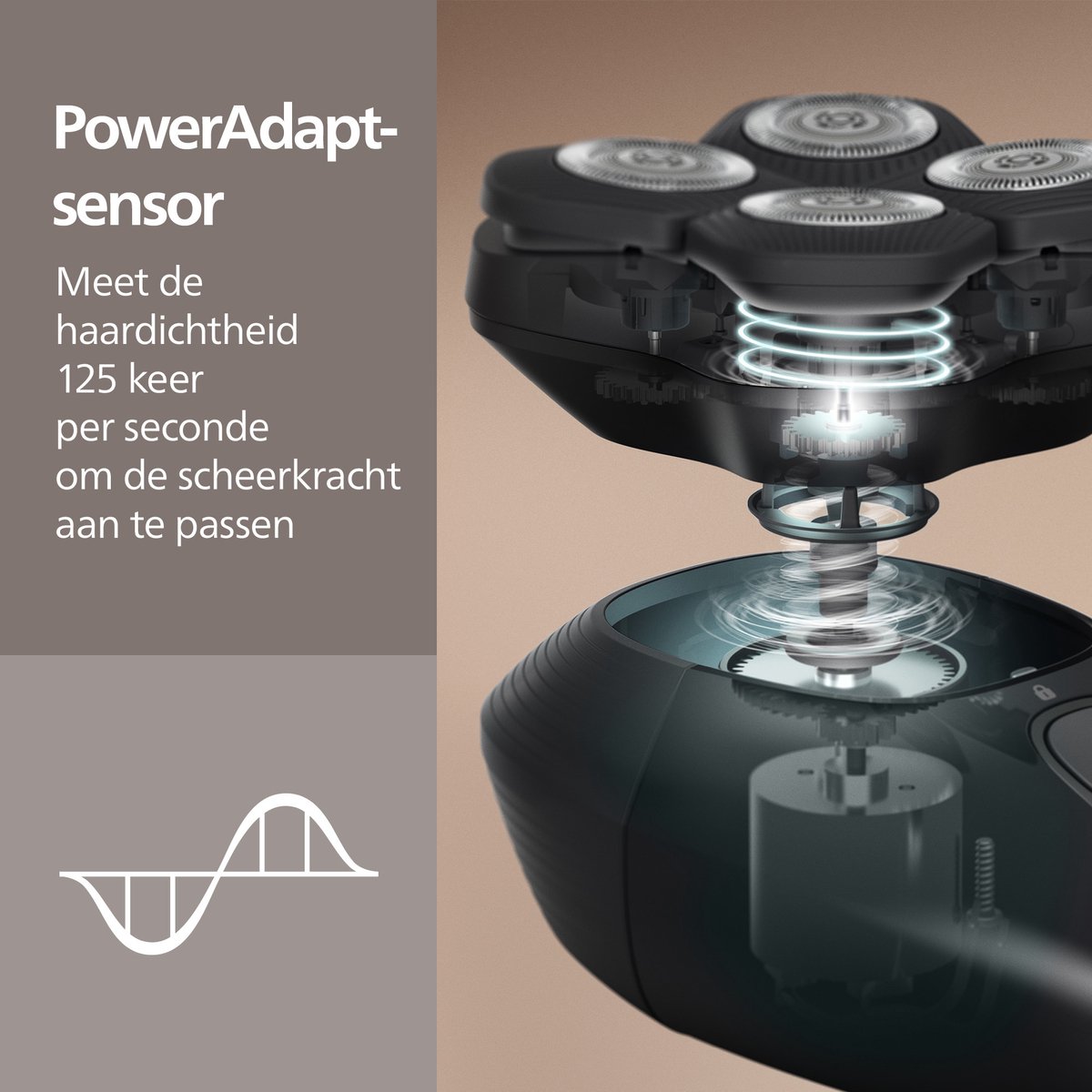 Philips Series 5000 Headshaver - Scheerapparaat mannen hoofd - afbeelding 3
