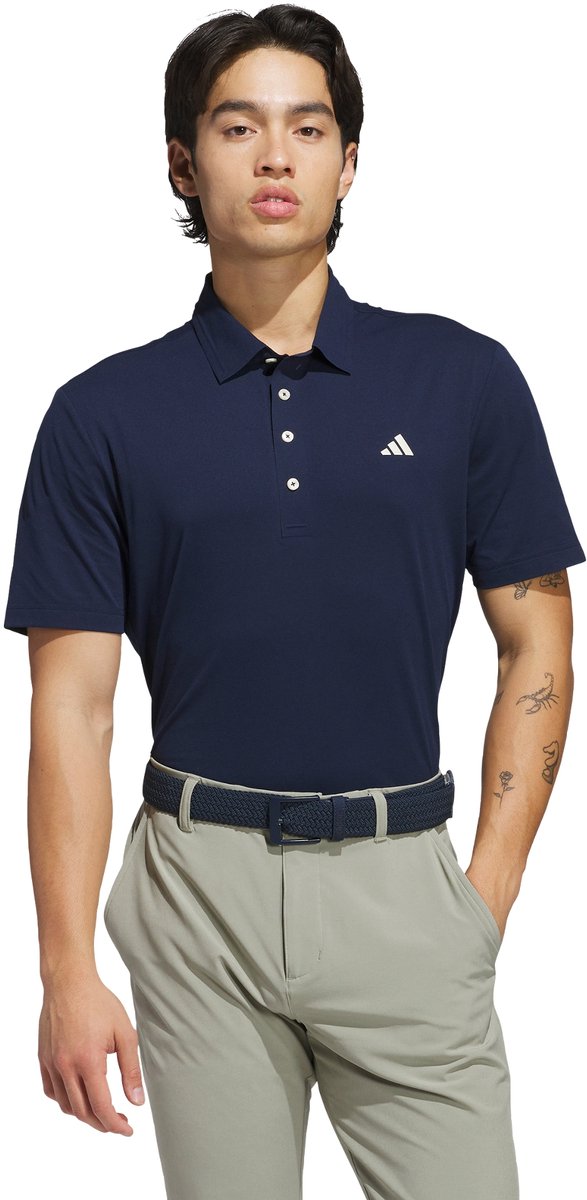 Adidas Performance Ultimate365 Tour Twistknit Poloshirt Heren Blauw