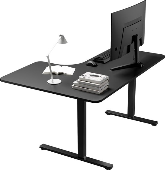 Zit‑Sta Bureau Elektrisch | Hoekbureau | L-vormig | 140 x 100 x 60 cm