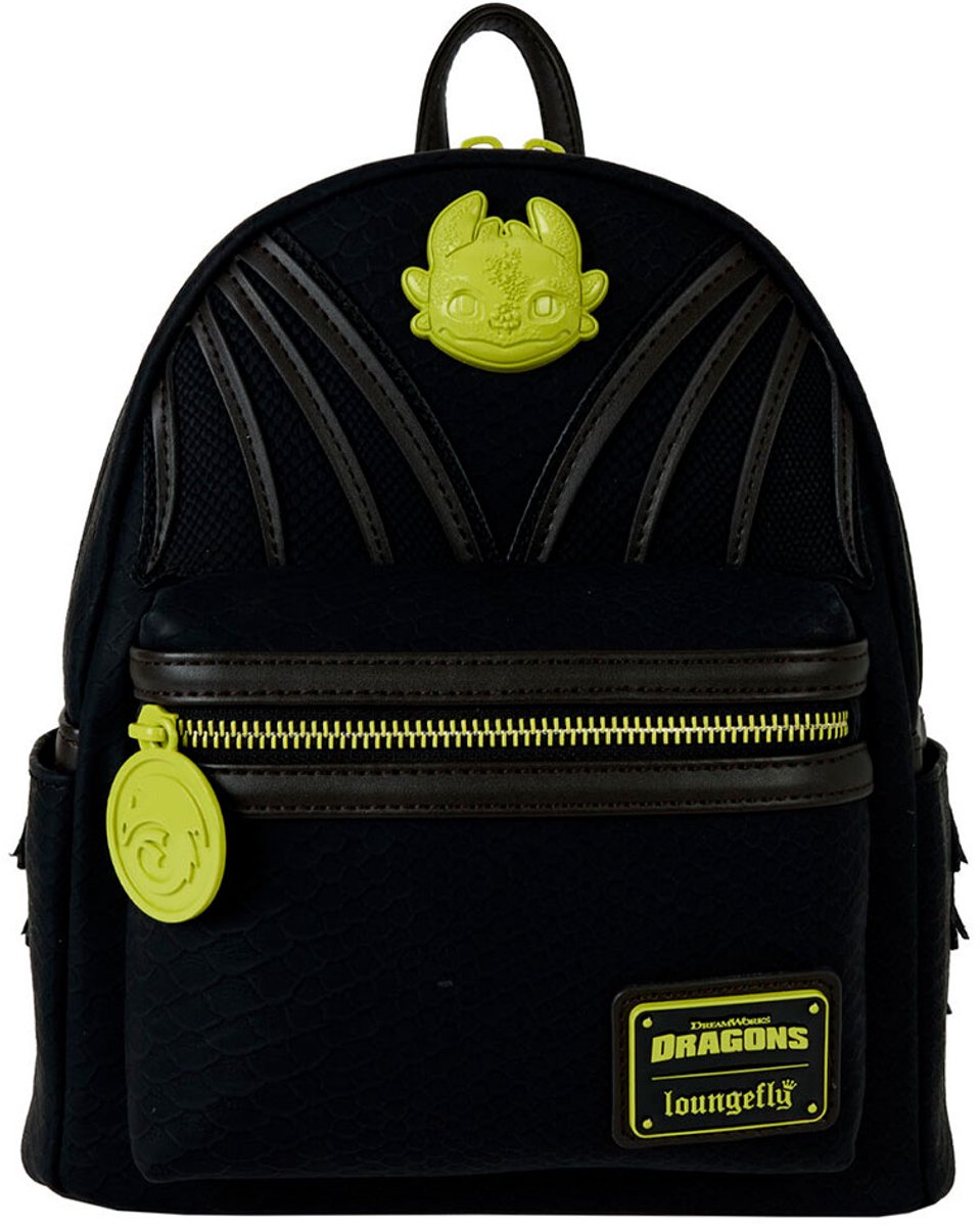 Loungefly Hoe Tem Je Een Draak Rugzak 26 Cm Zwart