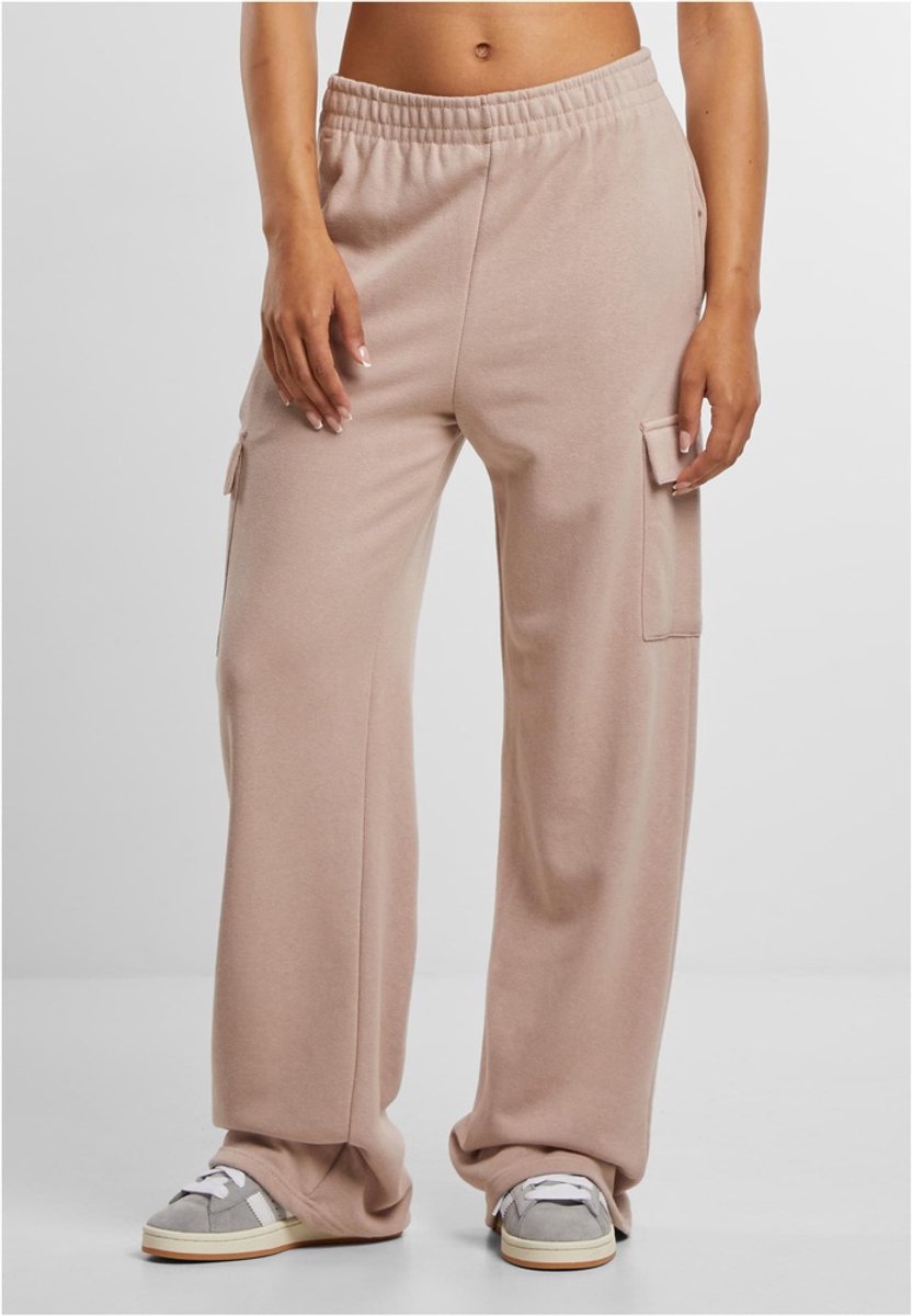 Urban Classics Baggy Light Terry Dames joggingbroek S Roze