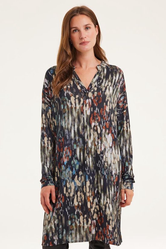 DIDI Dames Loose dress Lux Firelight print maat 46