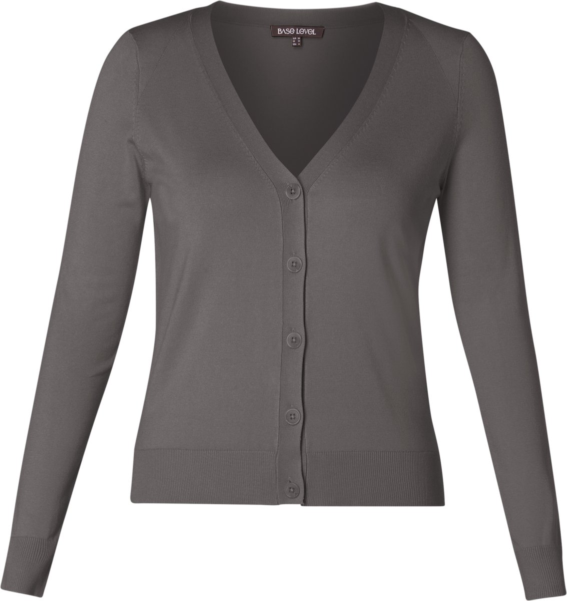 BASE LEVEL CURVY Yvonne Vest - Dark Grey - maat 1(48)