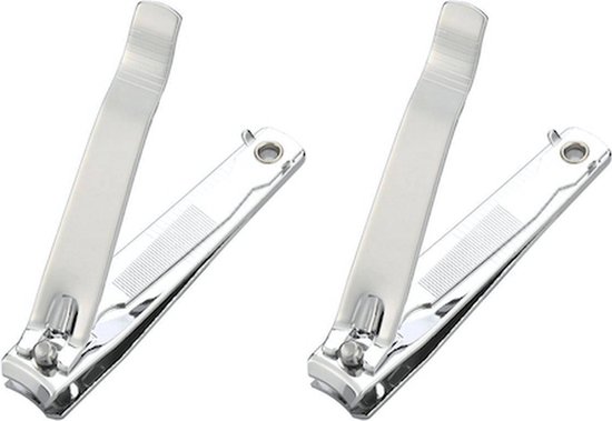 Doodadeals® - 2-Pack Nagelknipper Groot – Teennagelknipper – Teennagel Schaar voor Kalknagels – Knipper voor Harde Nagels