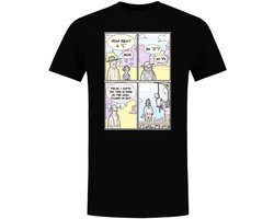 Grappige Comic Strip Print Heren T-shirt - cartoon - stripverhaal - funny - grappig - shirt