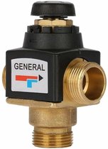 Mitigeur thermostatique en laiton pour chauffe-eau solaires - filetage extérieur 3 voies DN20 - mitigeur thermostatique
