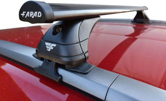 Galeries de toit compatibles avec Volkswagen Tayron à partir de 2024, rails de toit fermés - Acier large - Charge maximale : 75 kg - Merk : Farad