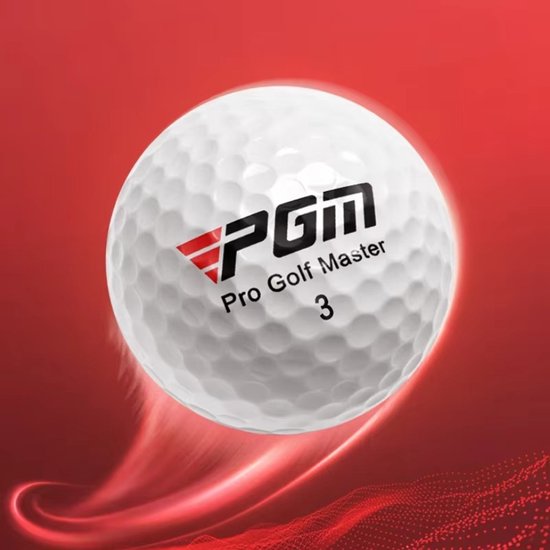 PGM|PRO GOLF MASTER | 3-Laagse Golfbal – Premium Kwaliteit voor Binnen en Buiten – 1 Stuk – Golfballen – Match / Wedstrijd Golfbal | #NO:2 van PGM — afbeelding 4