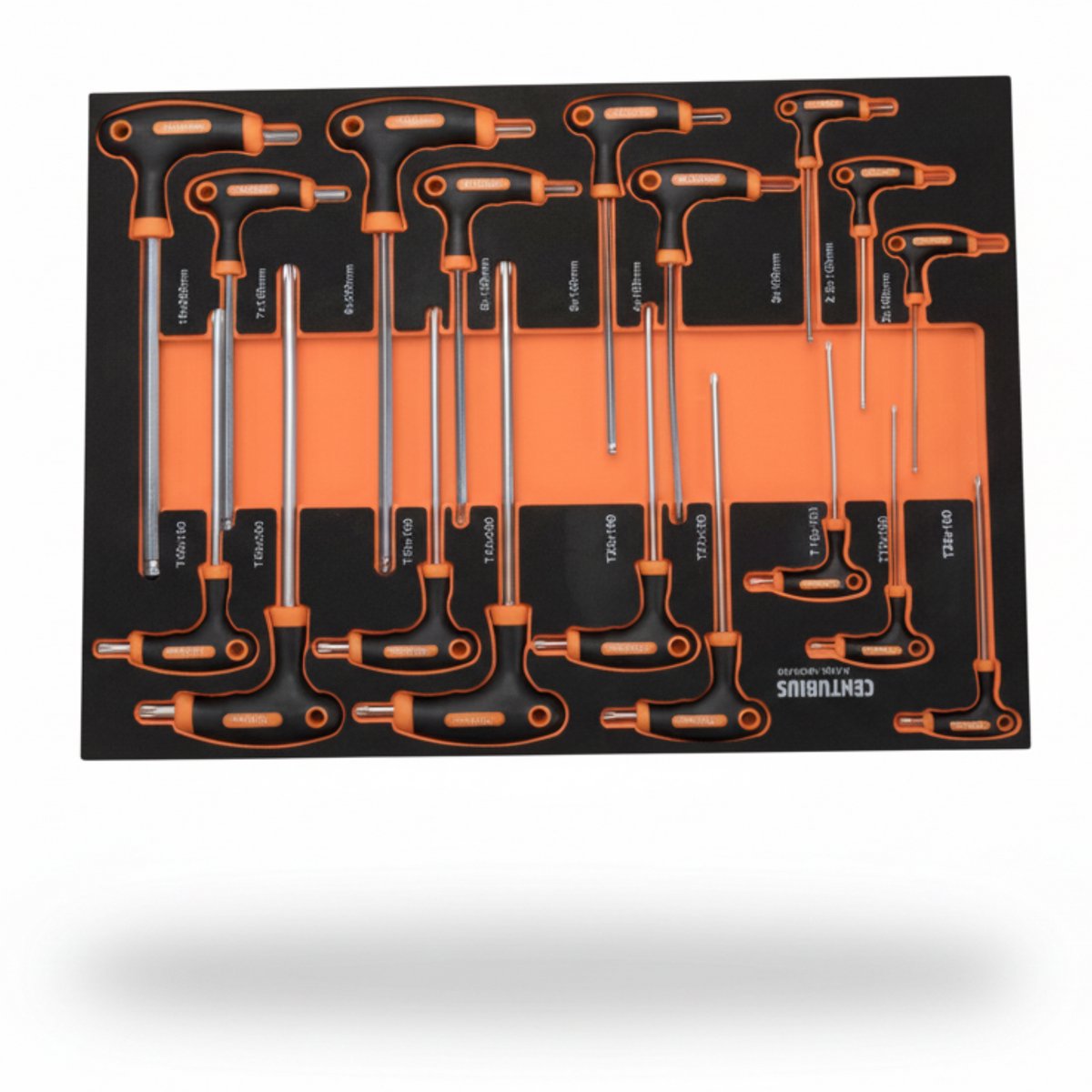 Inbussleutelset - Torx Sleutelset Met T-greep – 18-delig – In Softmodule | Centurius