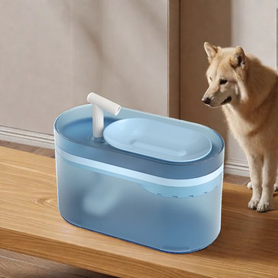 Elektrische drinkfontein voor huisdieren, waterbak voor katten, filter en USB-drinkbak