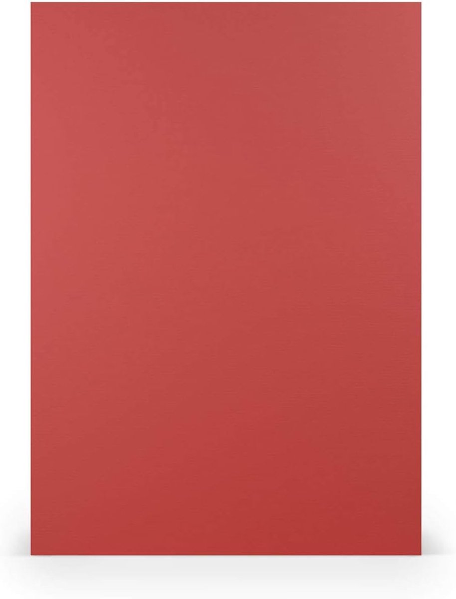 PAPERADO, pak van 50 vellen papier 160gr knutselpapier van A4 , 29,7 x 21 cm - om te beschilderen, knutselen en te printen ROSSO
