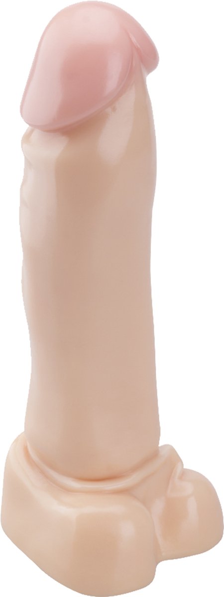 Being Fetish - PVC Dildo - 25 cm – Lichte huidskleur