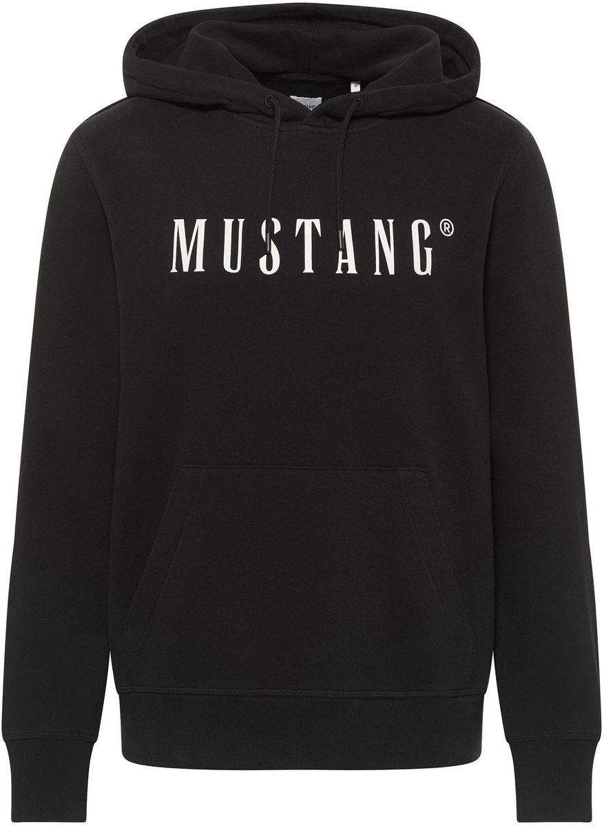 Mustang Heren Sweatshirt BRONSON regular fit Zwart 3XL Volwassenen