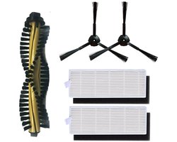 Geschikt voor ILIFE A4 A4S Robotstofzuiger Accessoires Hoofdzijborstel HEPA-filter